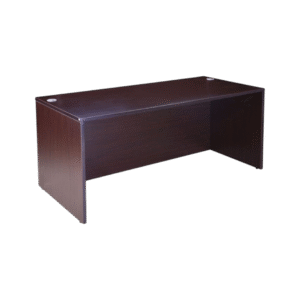 Boss Desk Shell, 66"W X 30"D, Mocha