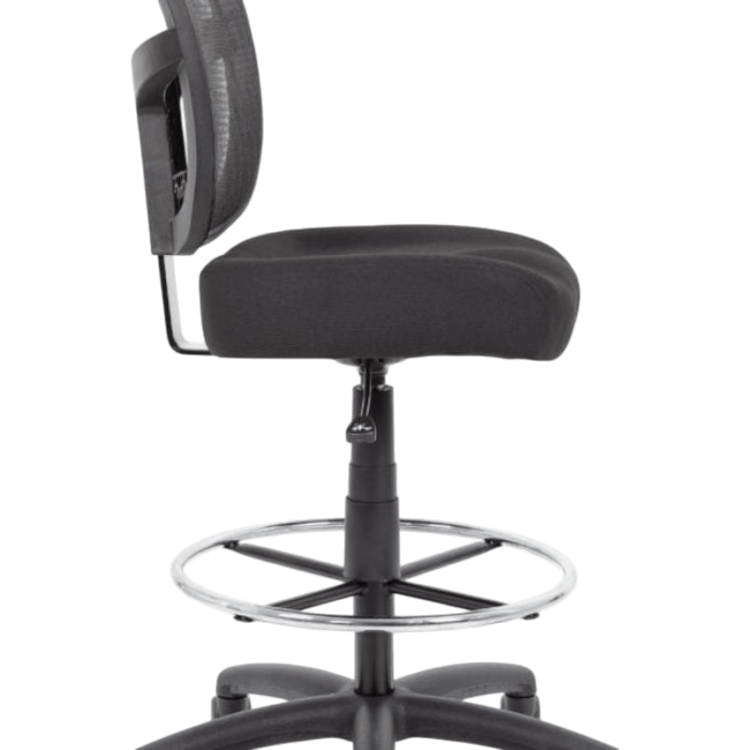 Boss Contract Mesh Armless Drafting Stool - Image 3
