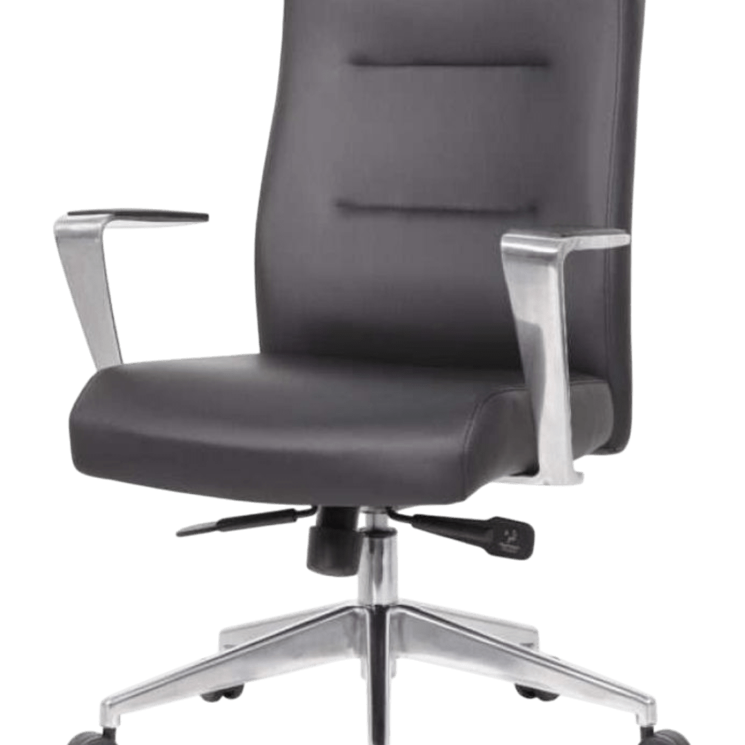 Boss Modern Conference Chair with Aluminum Arm & Base - Image 4