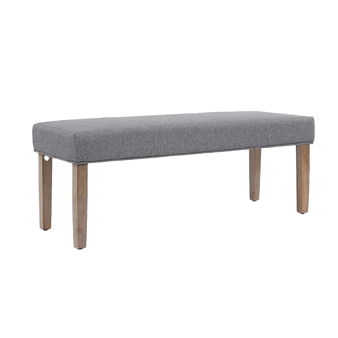 Boss Grey Linen Tailored Bench - Image 3