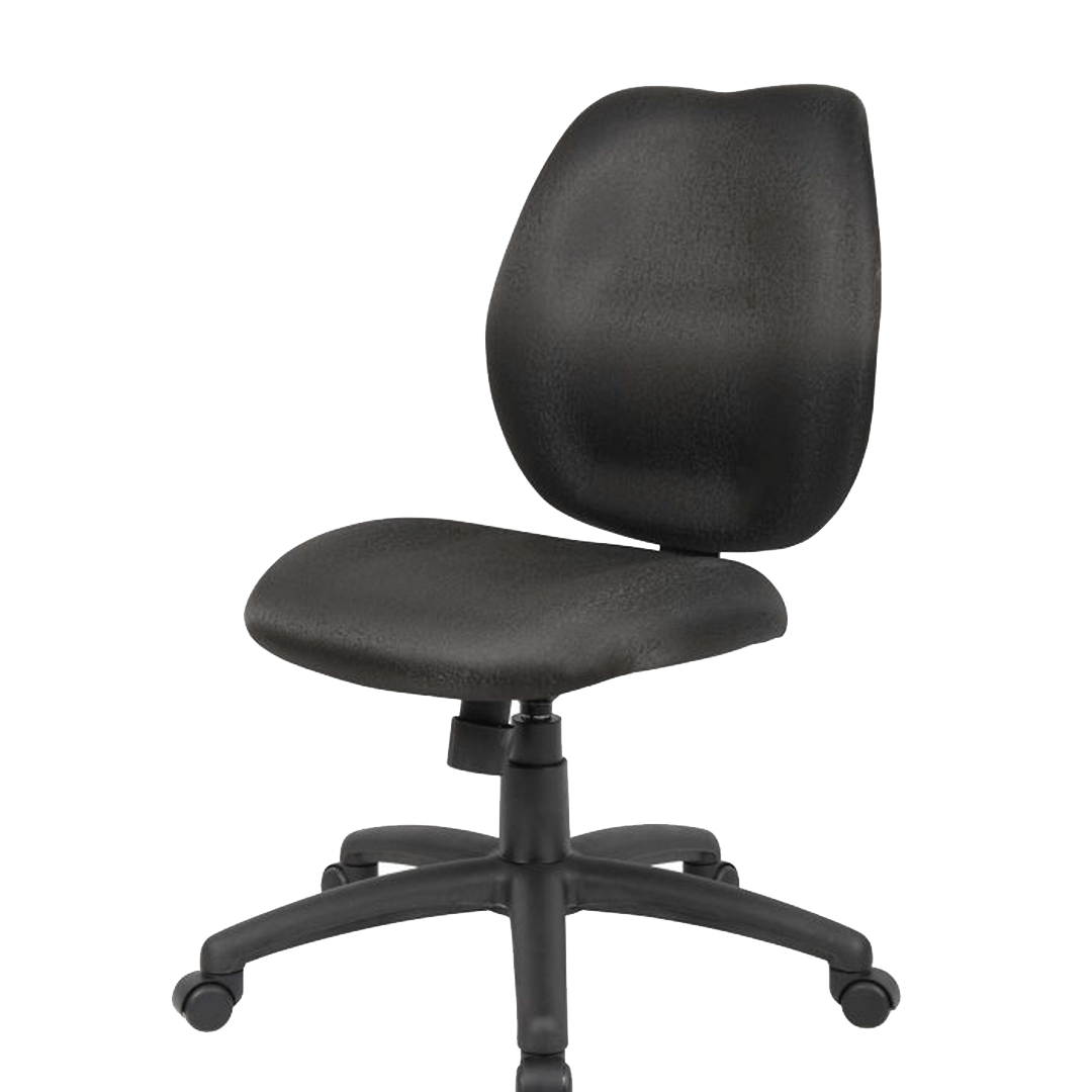 Boss Mid-Back Task Office Chair without Arms, Black - Image 4