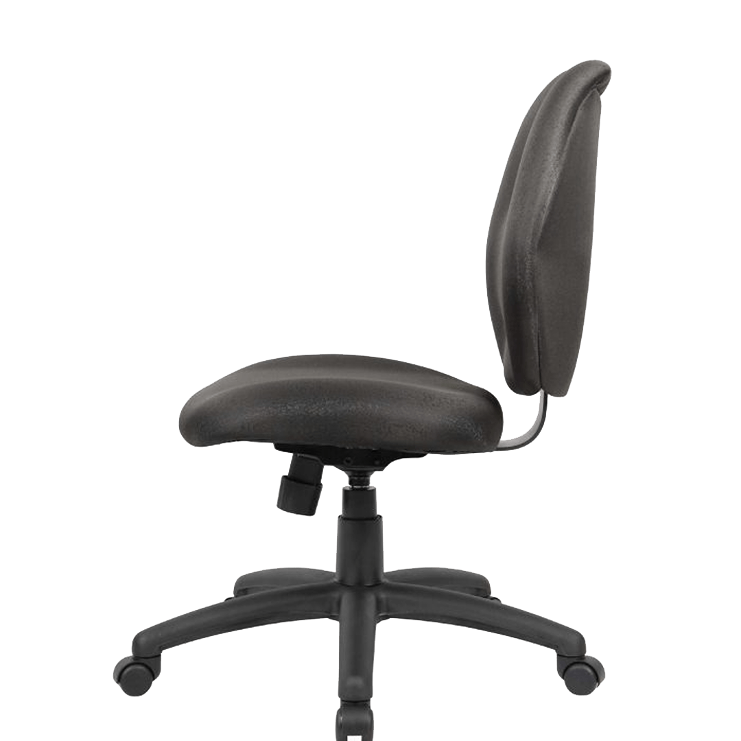 Boss Mid-Back Task Office Chair without Arms, Black - Image 7