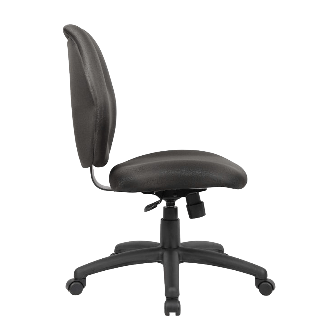 Boss Mid-Back Task Office Chair without Arms, Black - Image 6