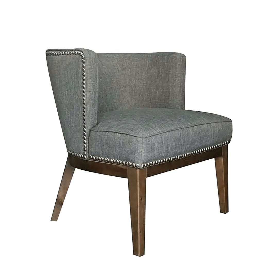 Boss Ava guest, accent or dining chair – Medium Grey