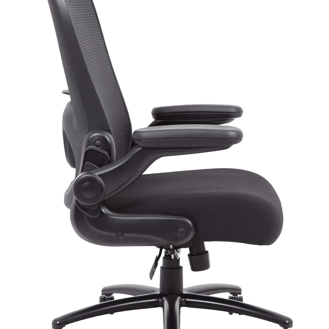 Boss Heavy Duty Flip Arm Mesh Task Chair - Image 3