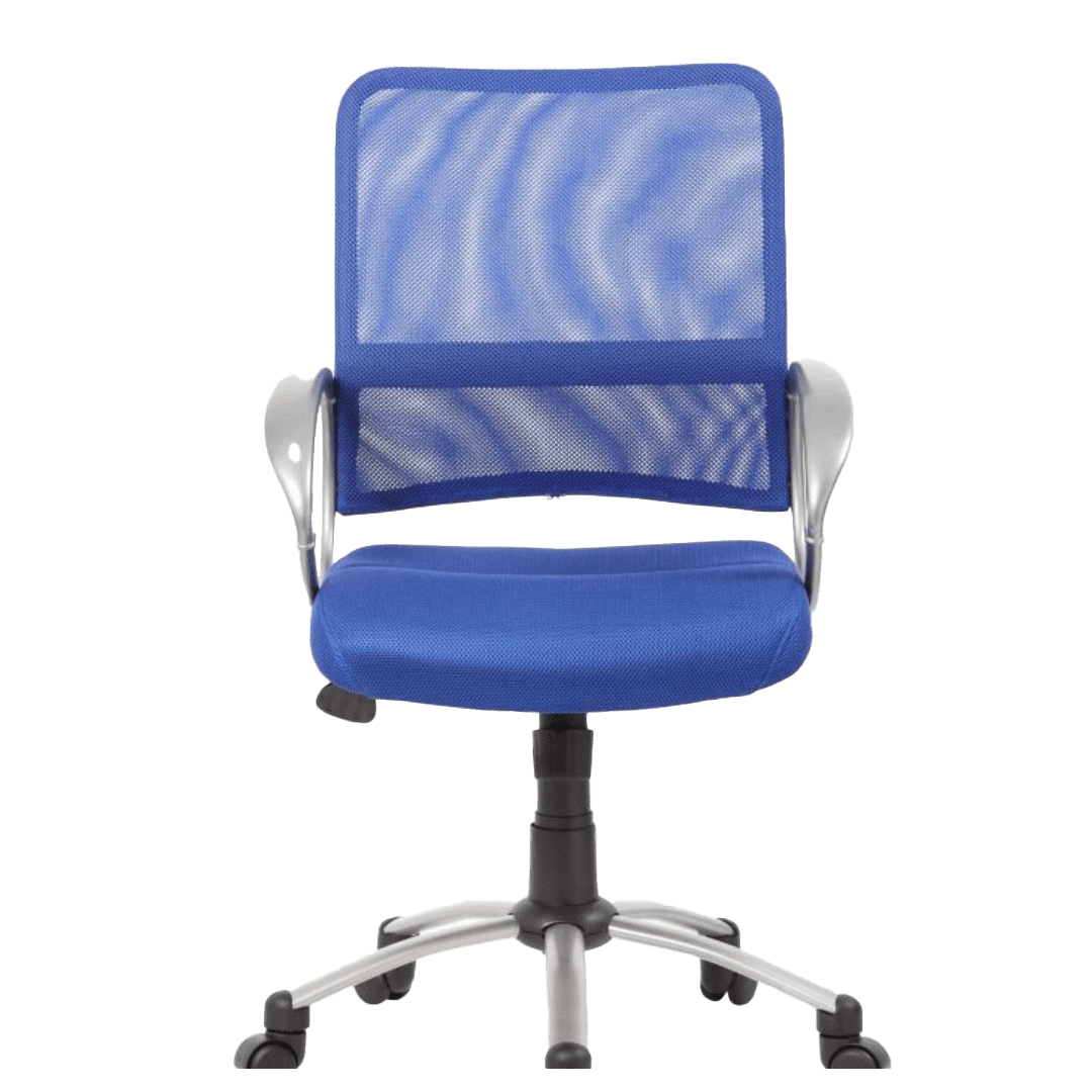 Boss Mesh Back W/ Pewter Finish Task Chair