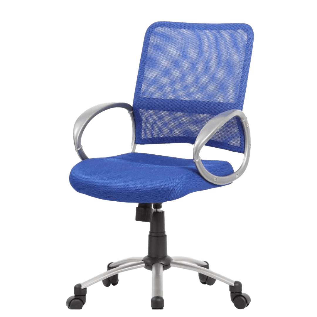 Boss Mesh Back W/ Pewter Finish Task Chair - Image 3