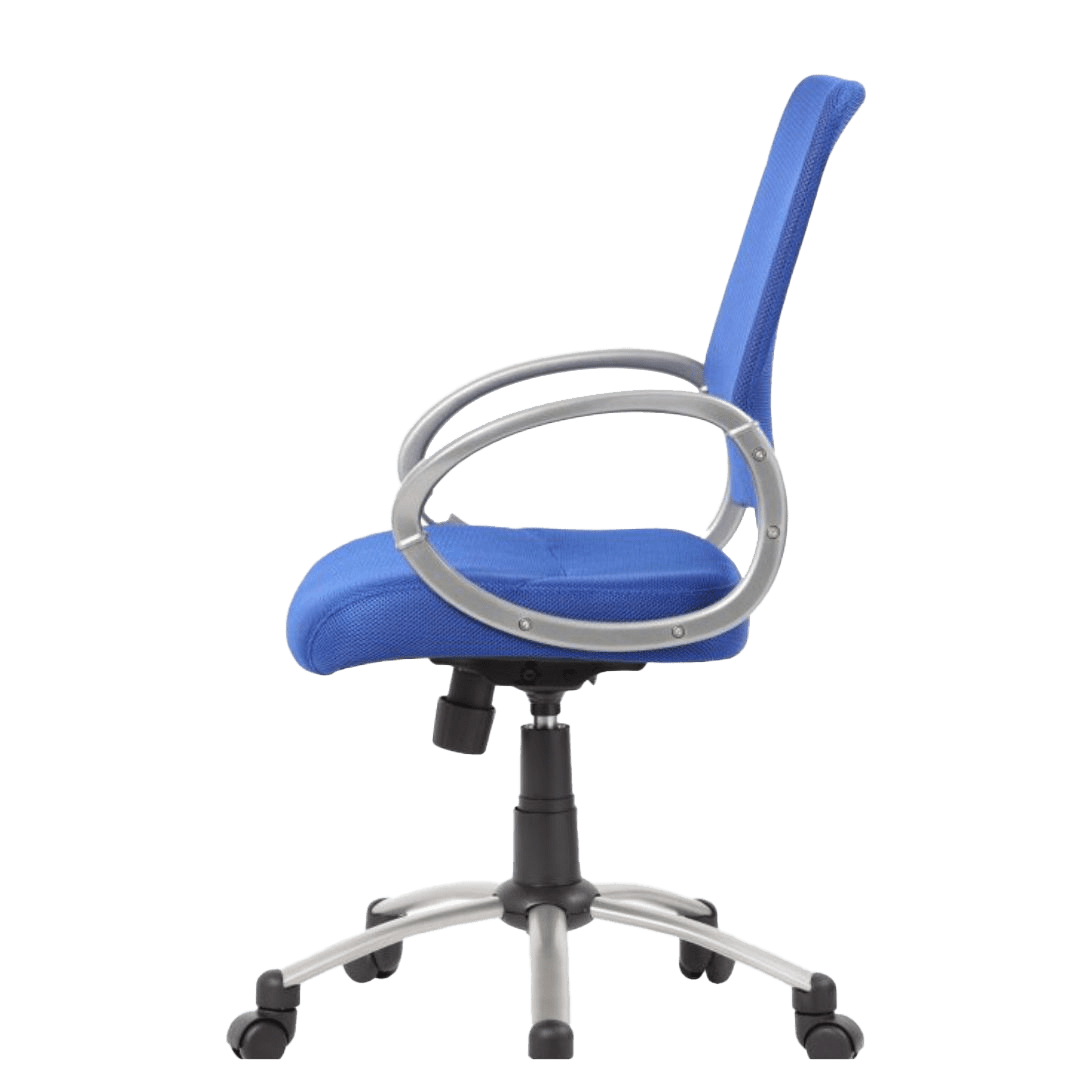 Boss Mesh Back W/ Pewter Finish Task Chair - Image 4