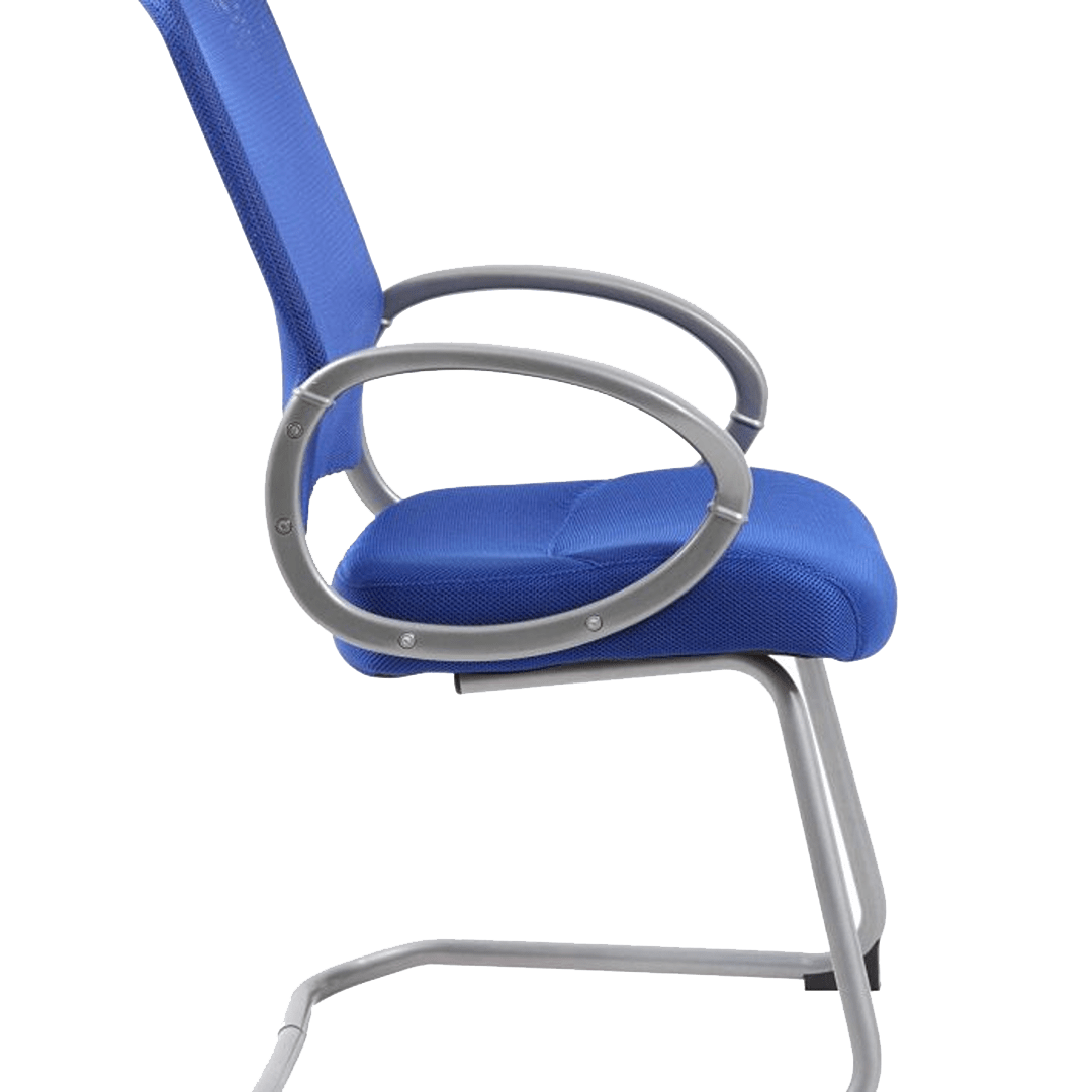 Boss Mesh Back W/ Pewter Finish Guest Chair - Image 6