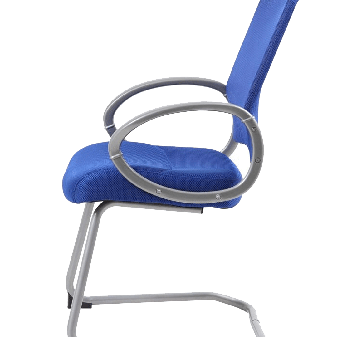 Boss Mesh Back W/ Pewter Finish Guest Chair - Image 3