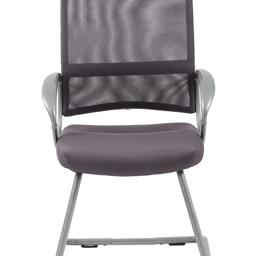 Boss Mesh Back W/ Pewter Finish Guest Chair - Image 6