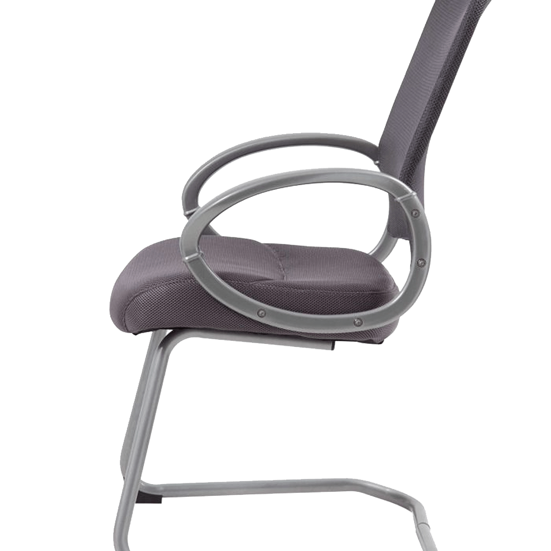 Boss Mesh Back W/ Pewter Finish Guest Chair - Image 3