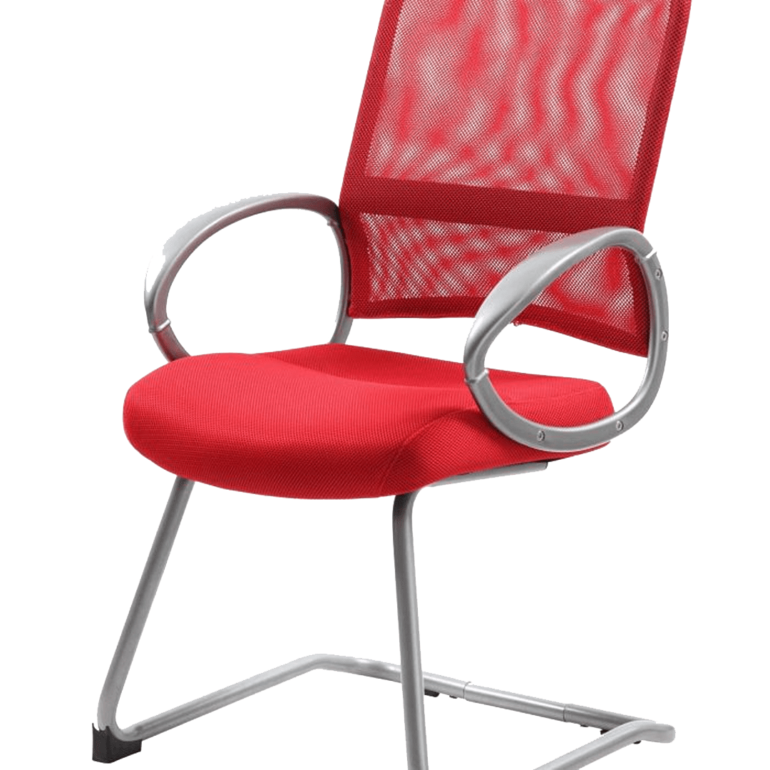 Boss Mesh Back W/ Pewter Finish Guest Chair - Image 5