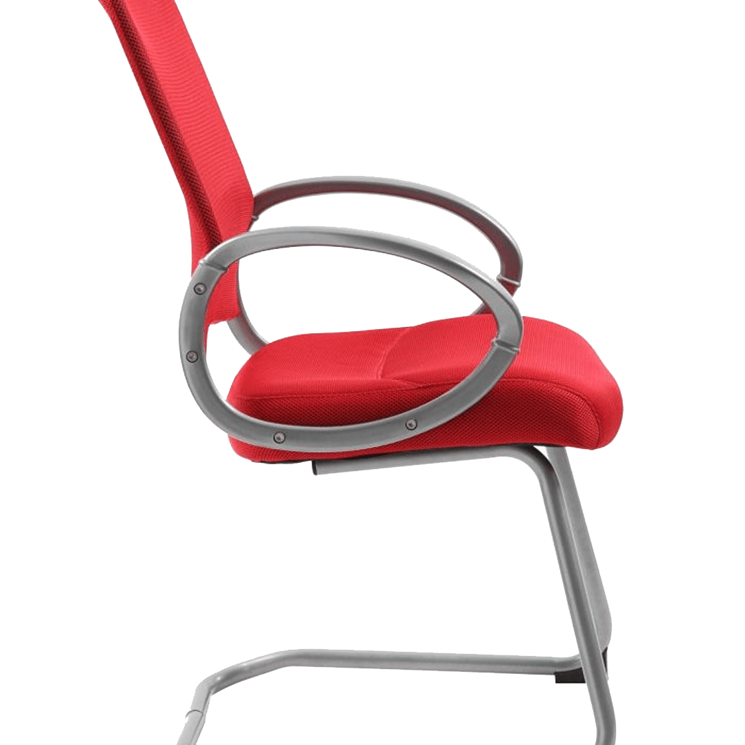 Boss Mesh Back W/ Pewter Finish Guest Chair - Image 7