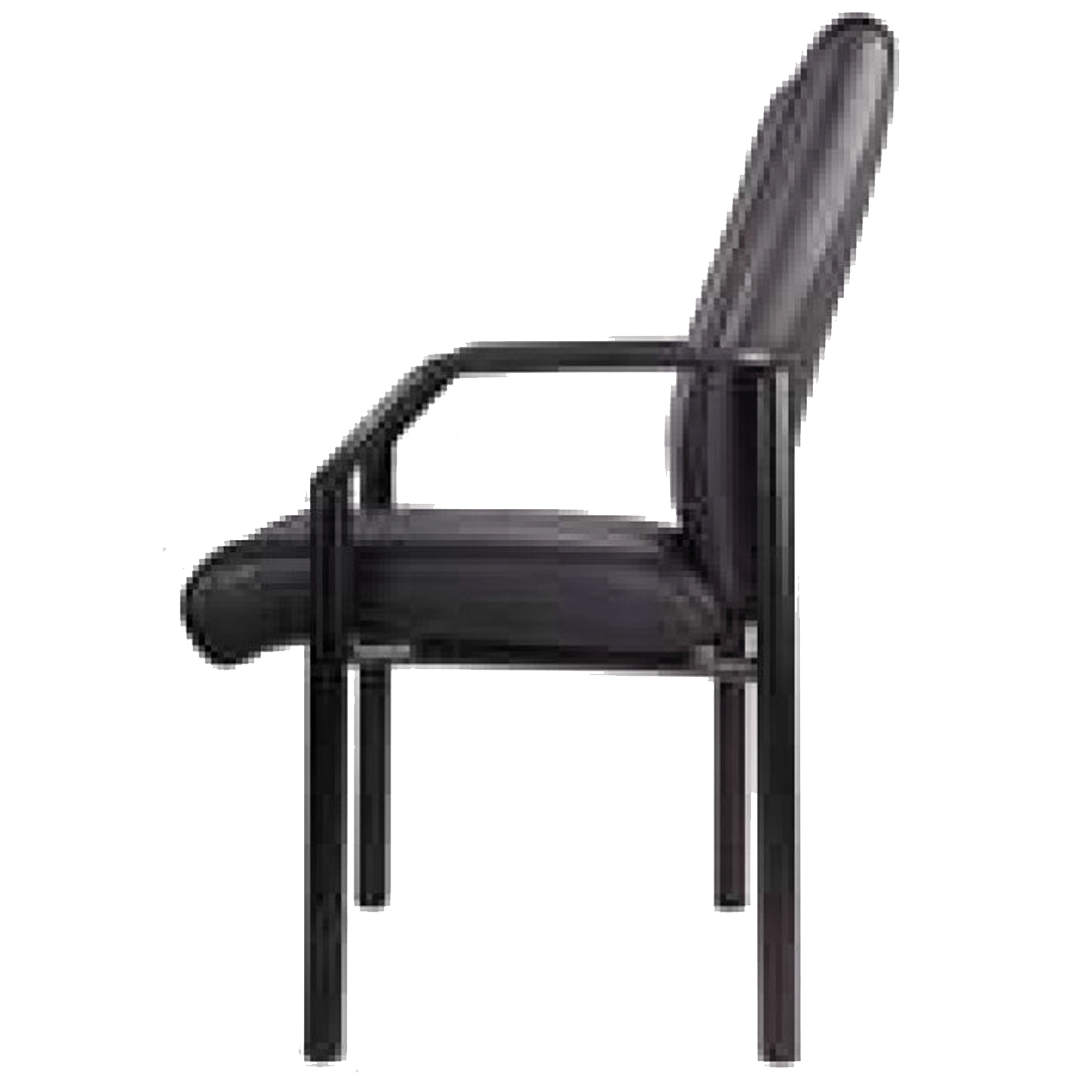 Boss Mid Back Guest Chair In LeatherPlus - Image 7