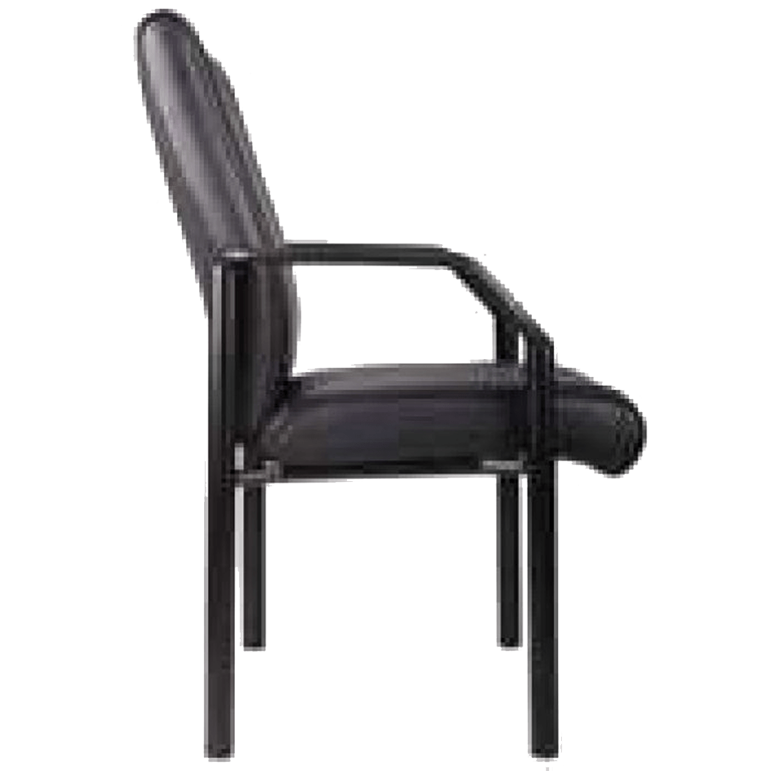 Boss Mid Back Guest Chair In LeatherPlus - Image 6
