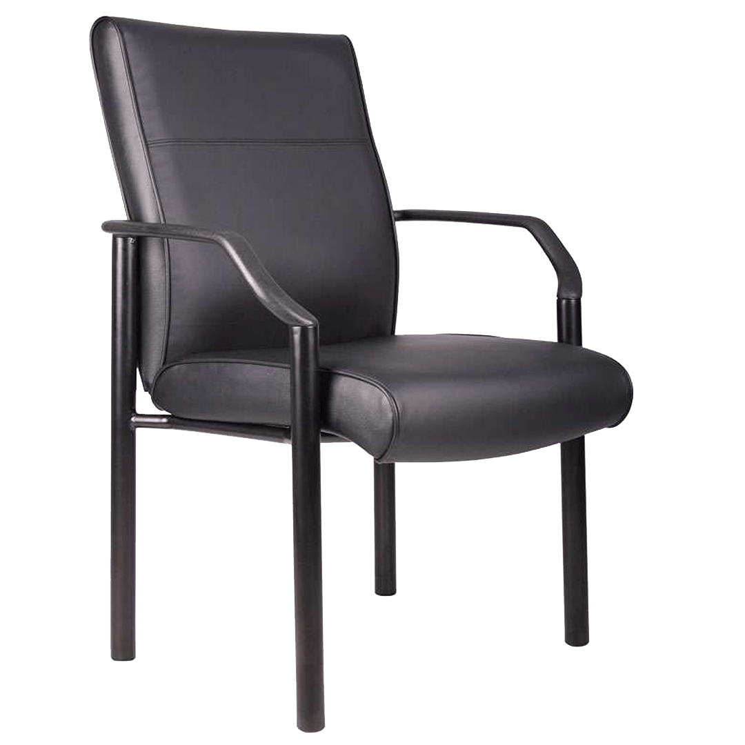Boss Mid Back Guest Chair In LeatherPlus - Image 5