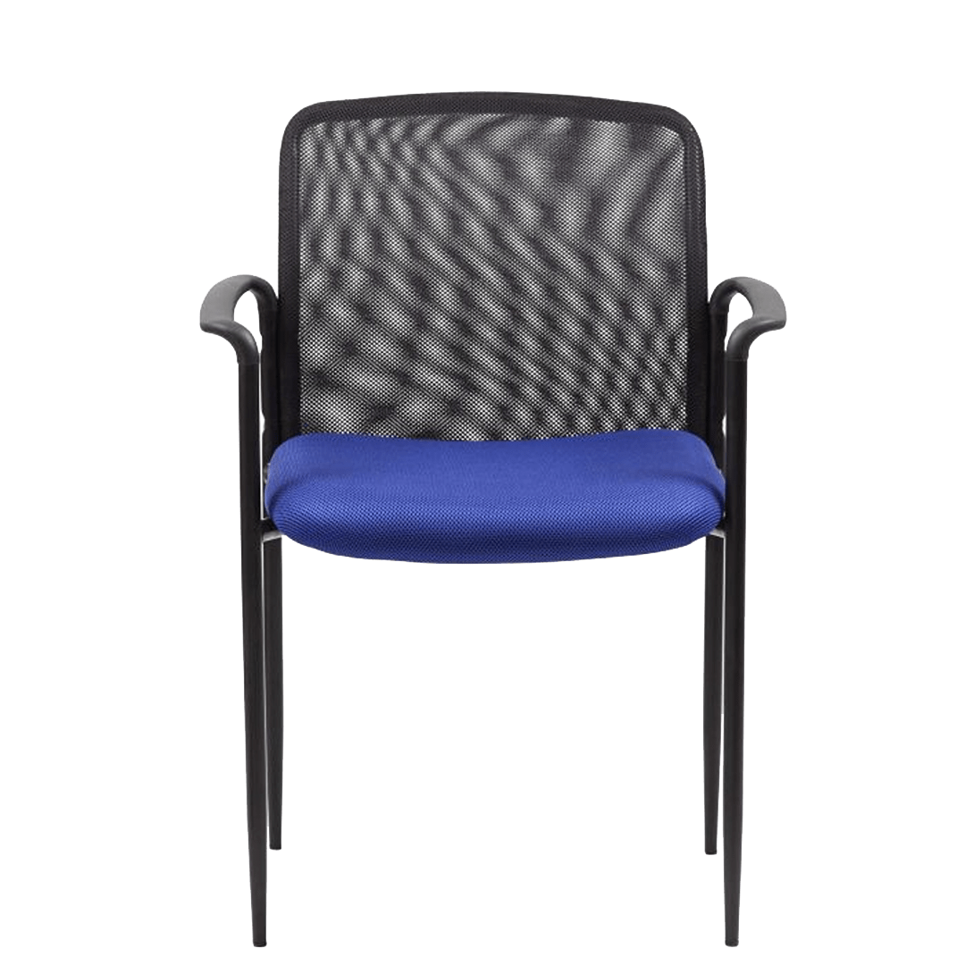Boss Stackable Mesh Guest Chair, Blue