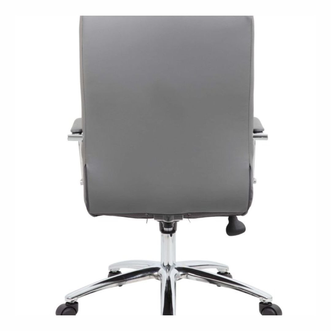 Boss Modern Executive Conference Chair-Ribbed Grey - Image 2