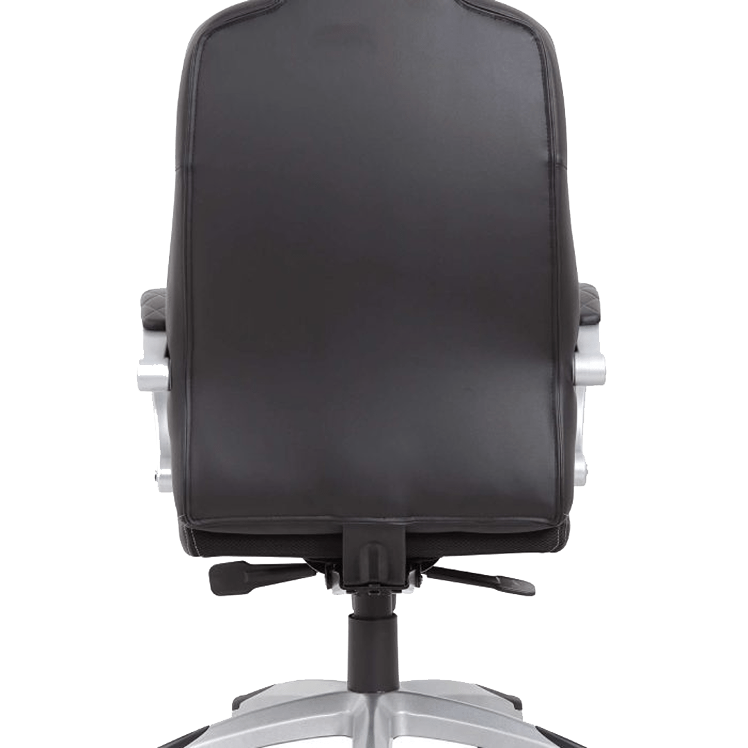 Boss Hinged Arm Executive Chair With Synchro-Tilt, Black/Grey - Image 5