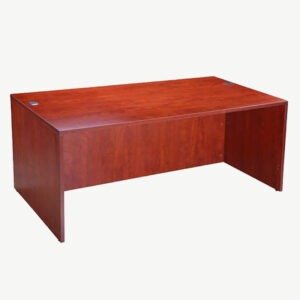 Boss Desk Shell, 71″W X 36″D, Cherry