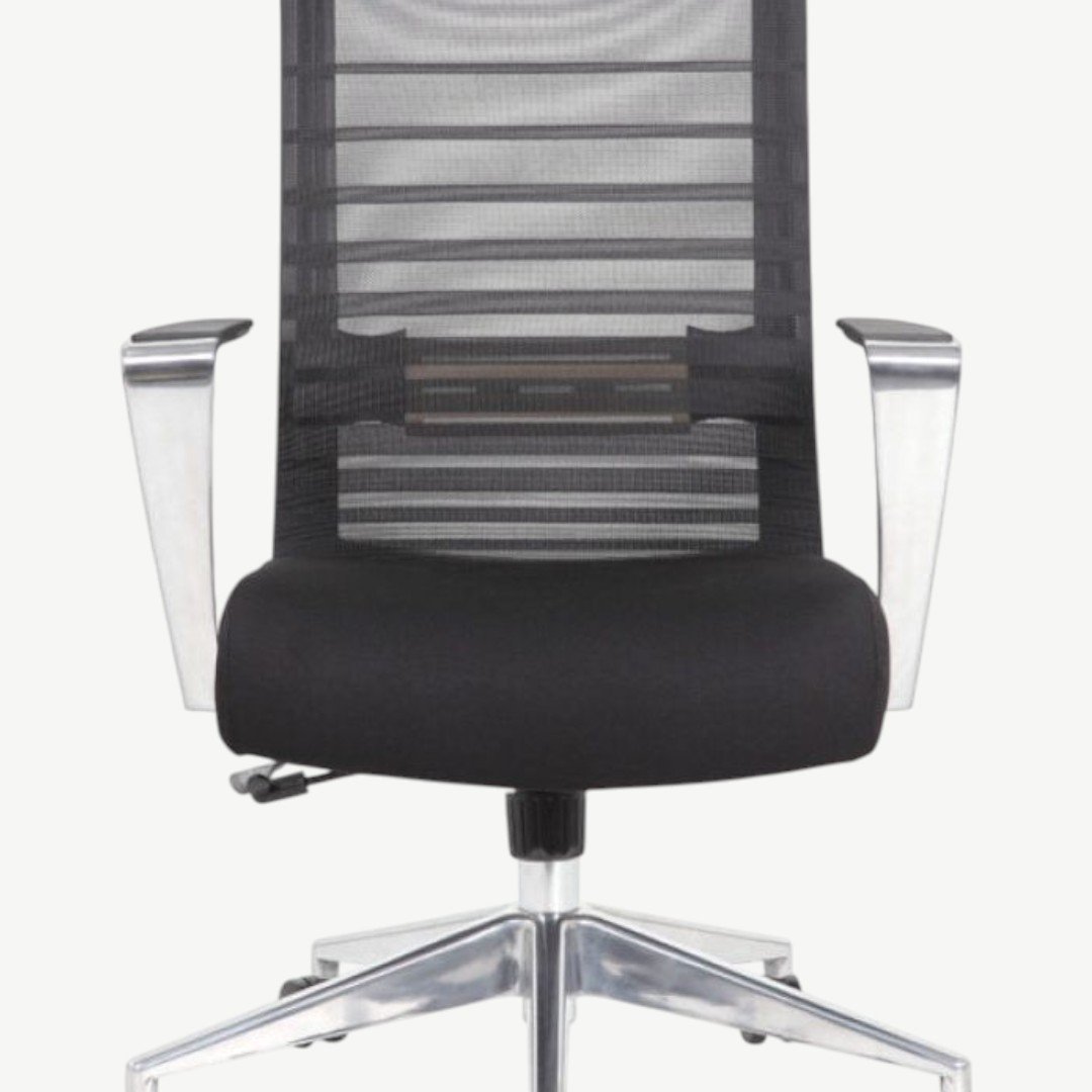 Boss Horizontal Mesh Back Task Chair, Aluminum ArmsBase - Image 2
