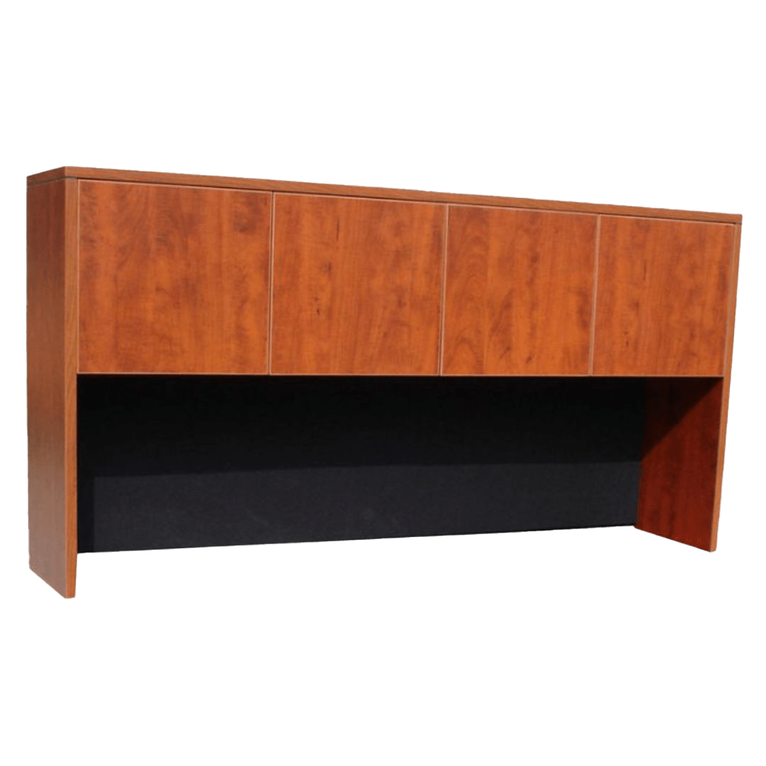 Boss Hutch With Doors, Cherry 71*15*36
