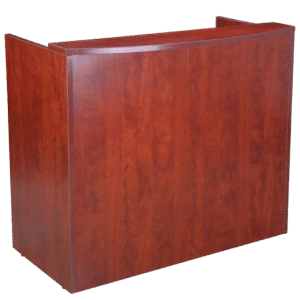 Boss 48″ Reception Desk, Cherry