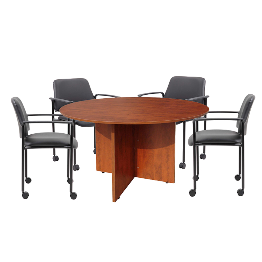 Round table set, N127-C (1) + B6889-BK (4) - Image 2