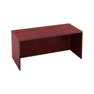 Boss Desk Shell, 66″W X 30″D, Mahogany