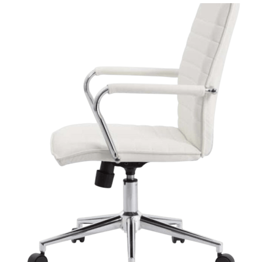 Boss Hospitality Task Chair with Fixed Chrome Arms - Image 3
