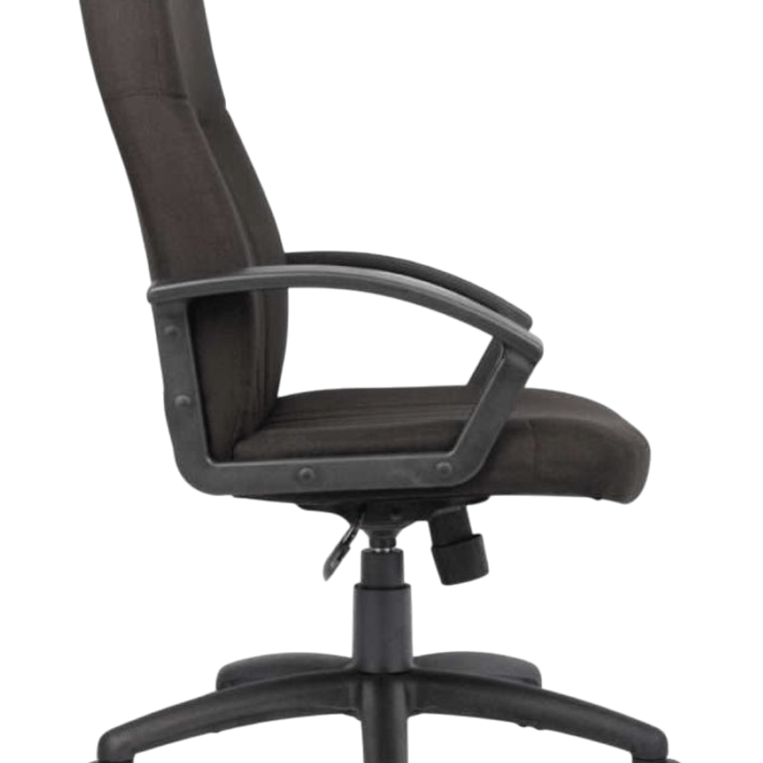 Boss Mid Back Fabric Managers Chair In Black - Image 3