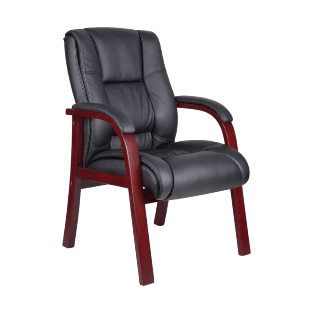 Boss Mid Back Wood Finished guest, accent or dining chair