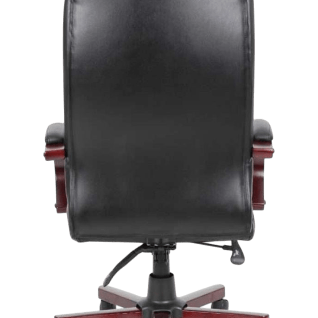 Boss High Back Executive Wood Finished Chairs - Image 3