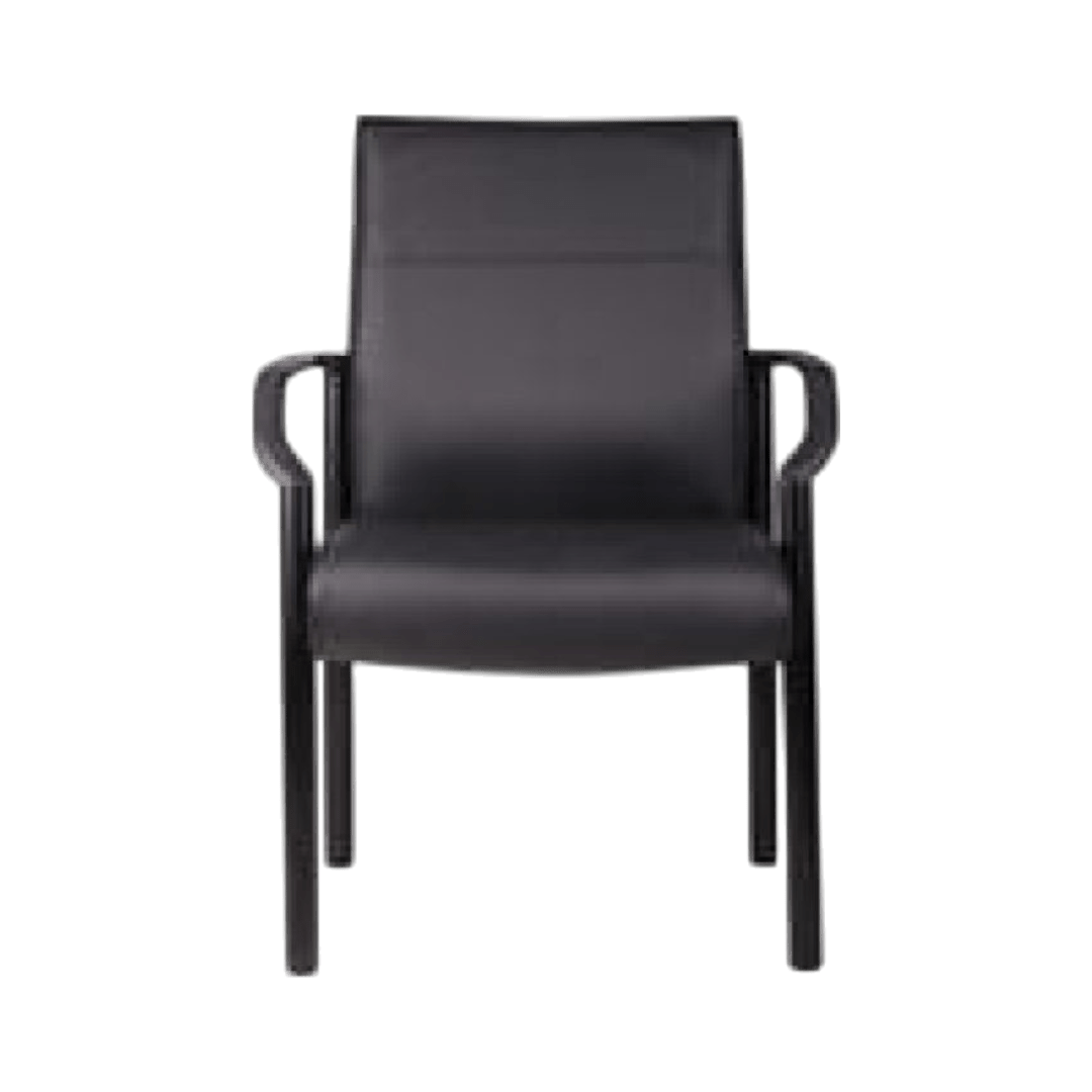 Boss Mid Back Guest Chair In LeatherPlus
