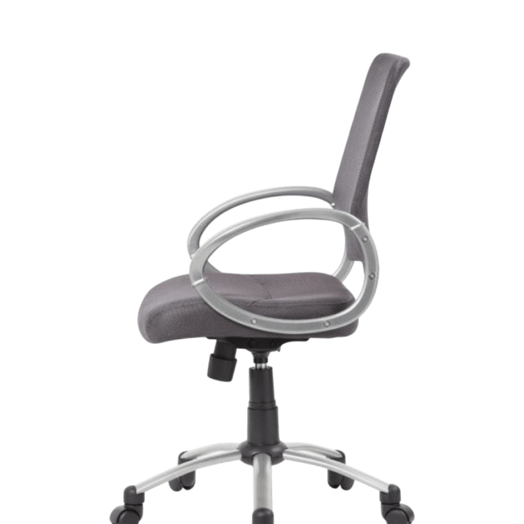 Boss Mesh Back W/ Pewter Finish Task Chair - Image 3