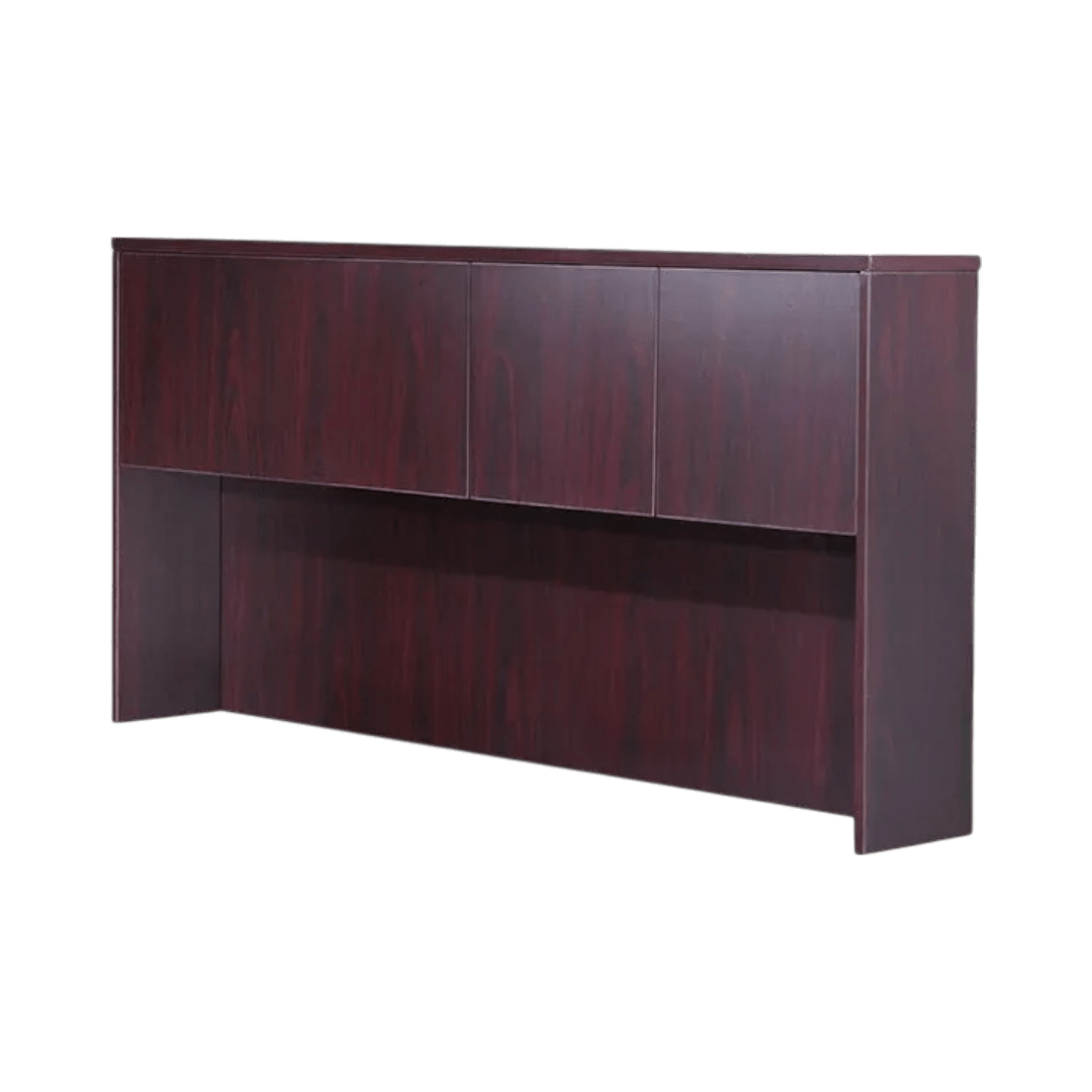 Boss Hutch With Doors, Mahogany 71*15*36