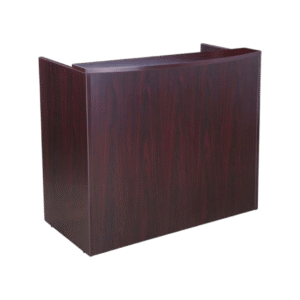 Boss Reception Desk, Mahogany