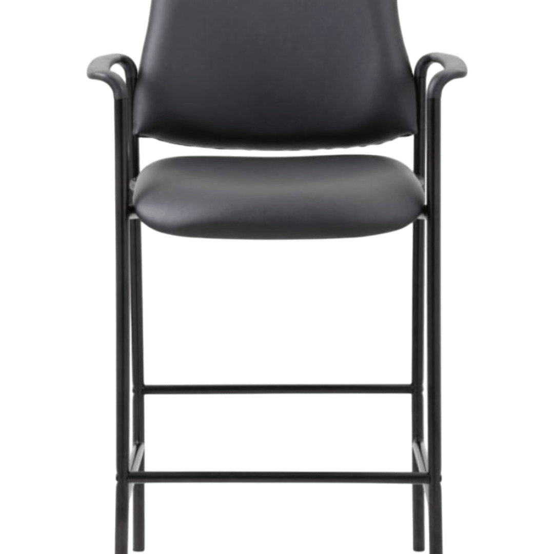 Boss Contemporary Counter Stool In Black Caressoft - Image 5