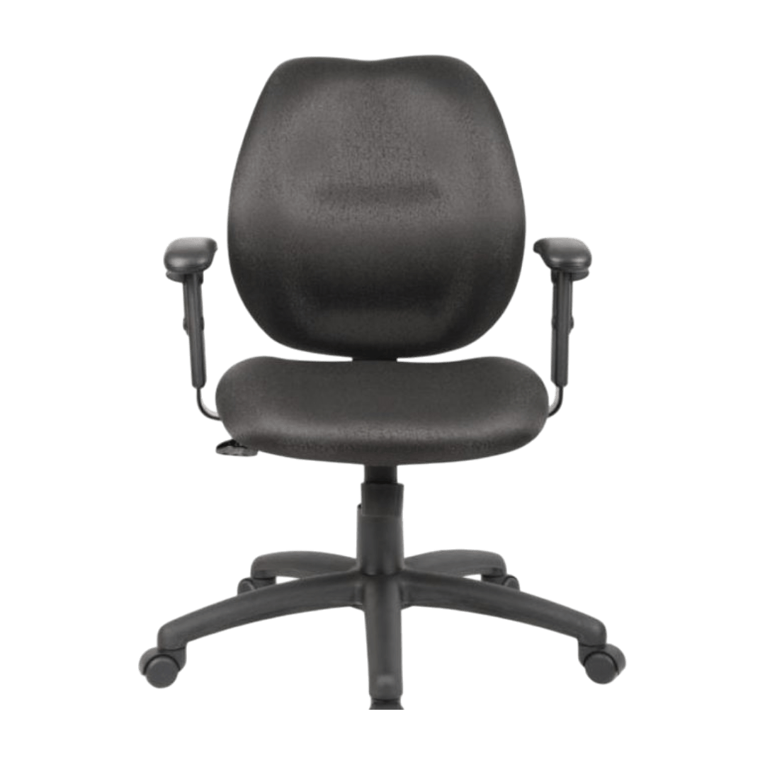 Black Stack Chair With Chrome Frame 1pc Pack