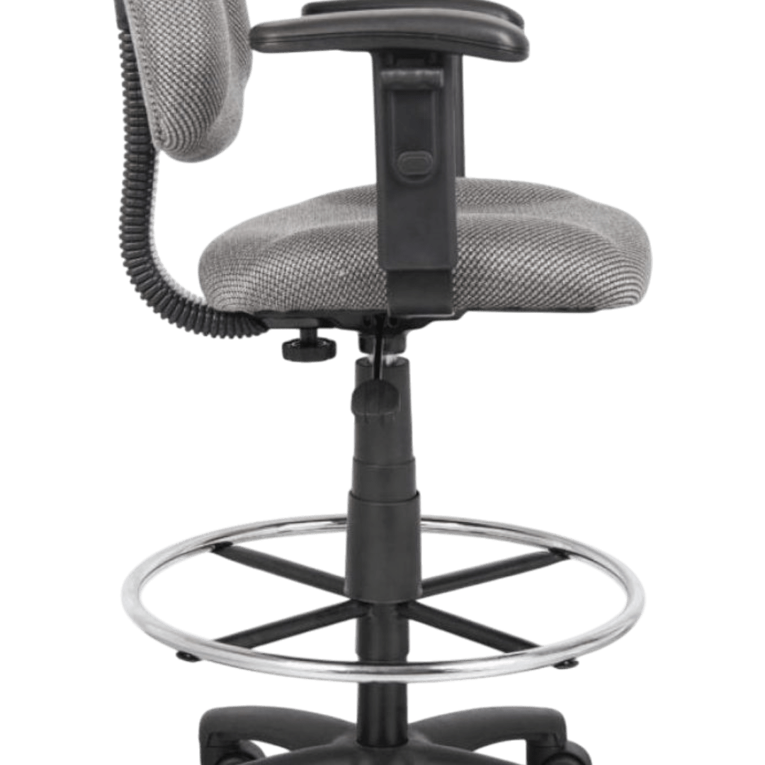 Mesh Chair With B909jarm 25 In Base And Foot Ring - Image 4
