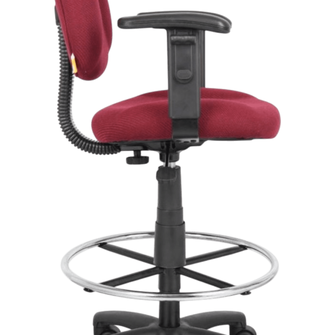 No Arm Mesh Chair 25 In Base With Foot Ring - Image 3