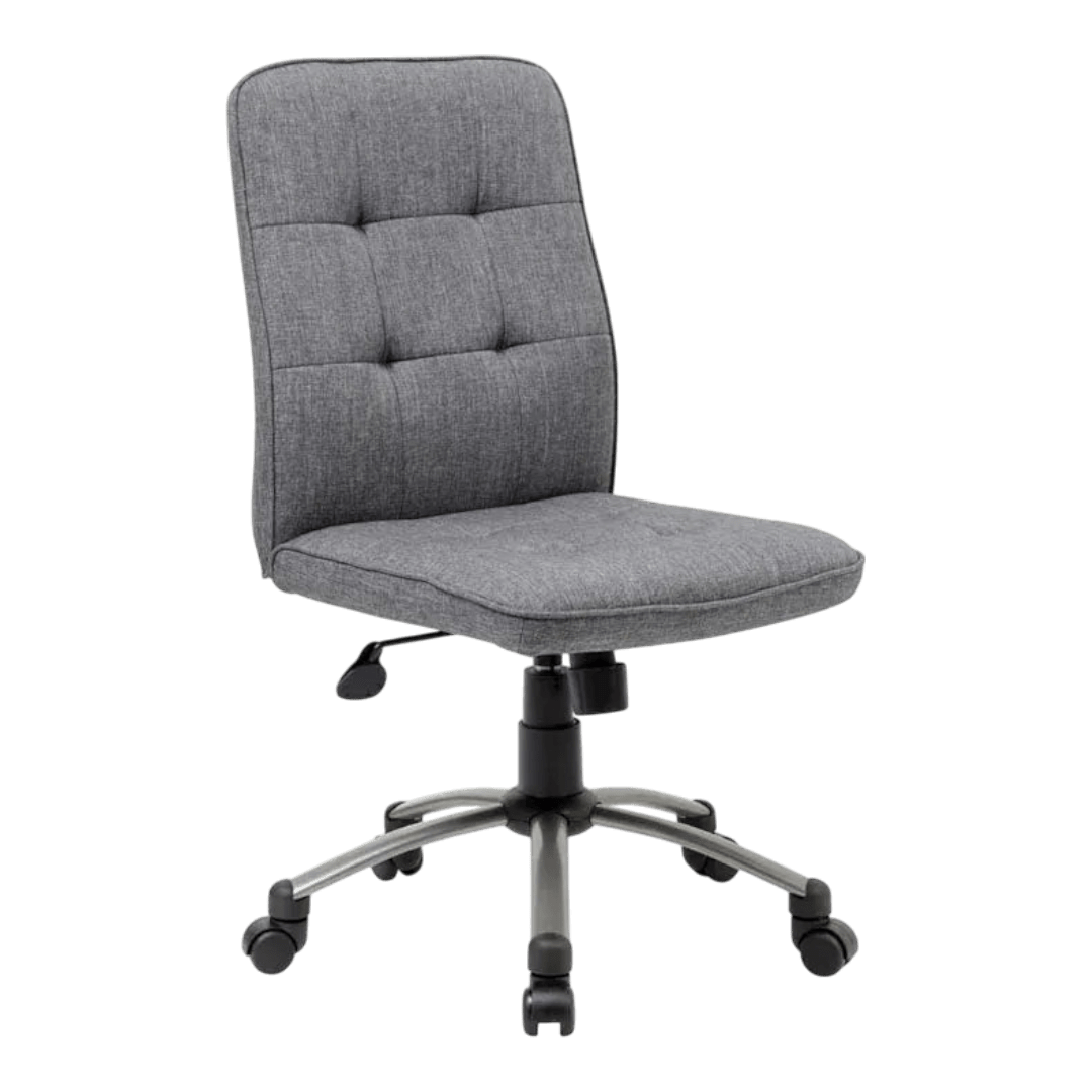 Black Fabric Steno Chair - Image 4