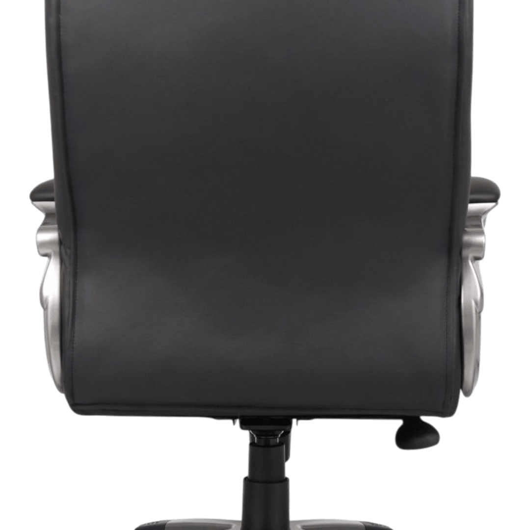 Boss High Back Executive Chair With Pewter Finished Base/Arms - Image 3