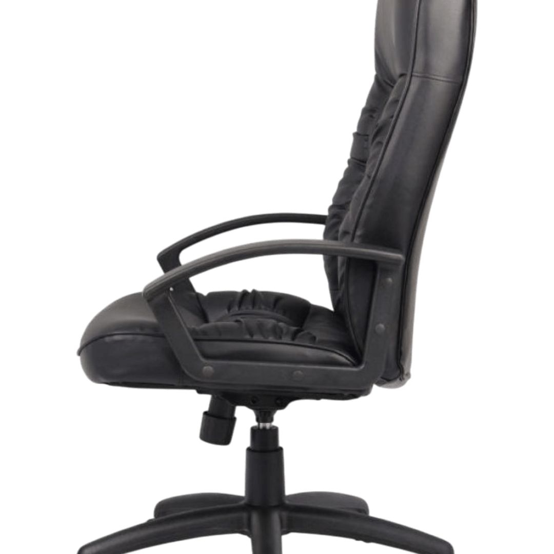 Boss High Back LeatherPlus Chair W/ Chrome Base - Image 8