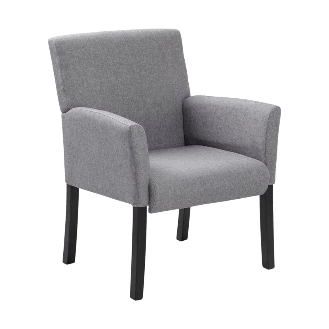 Boss Box Arm guest, accent or dining chair W/Black Base