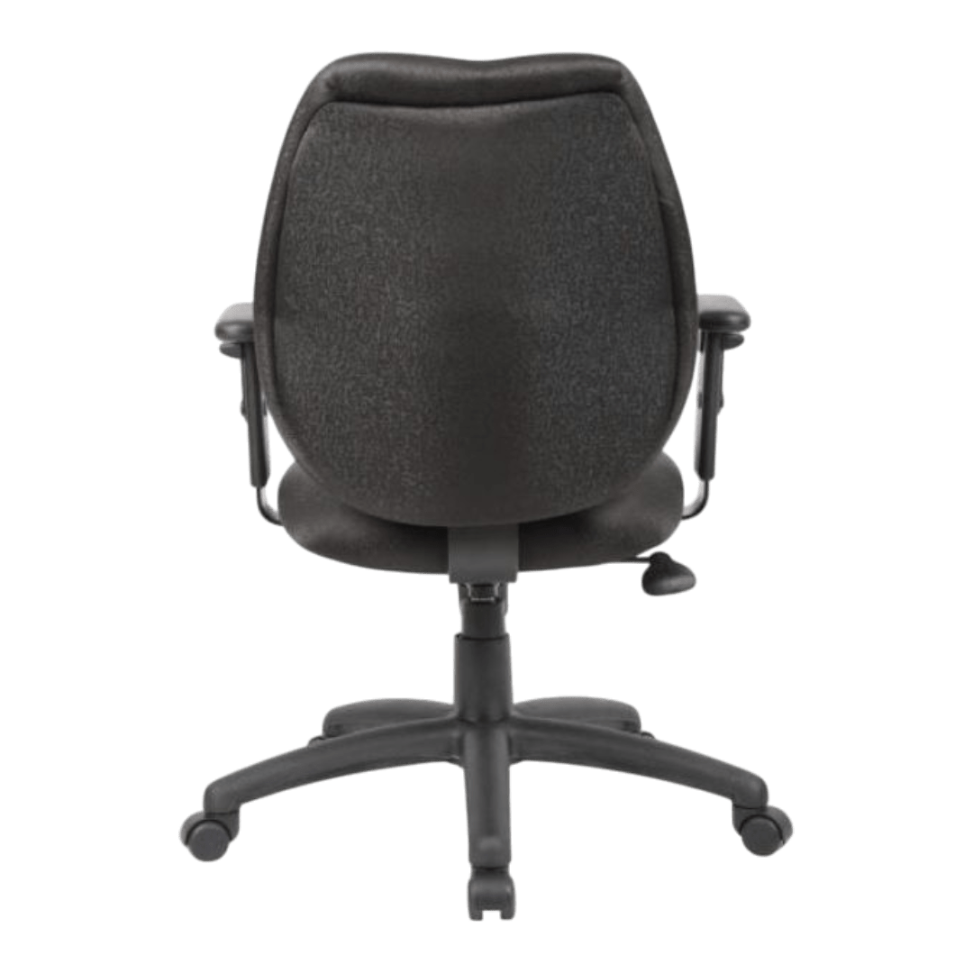 Black Stack Chair With Chrome Frame 1pc Pack - Image 9