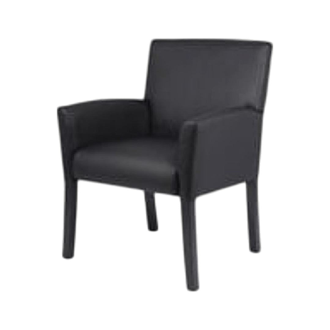 Boss Box Arm guest, accent or dining chair W/Black Base - Image 6