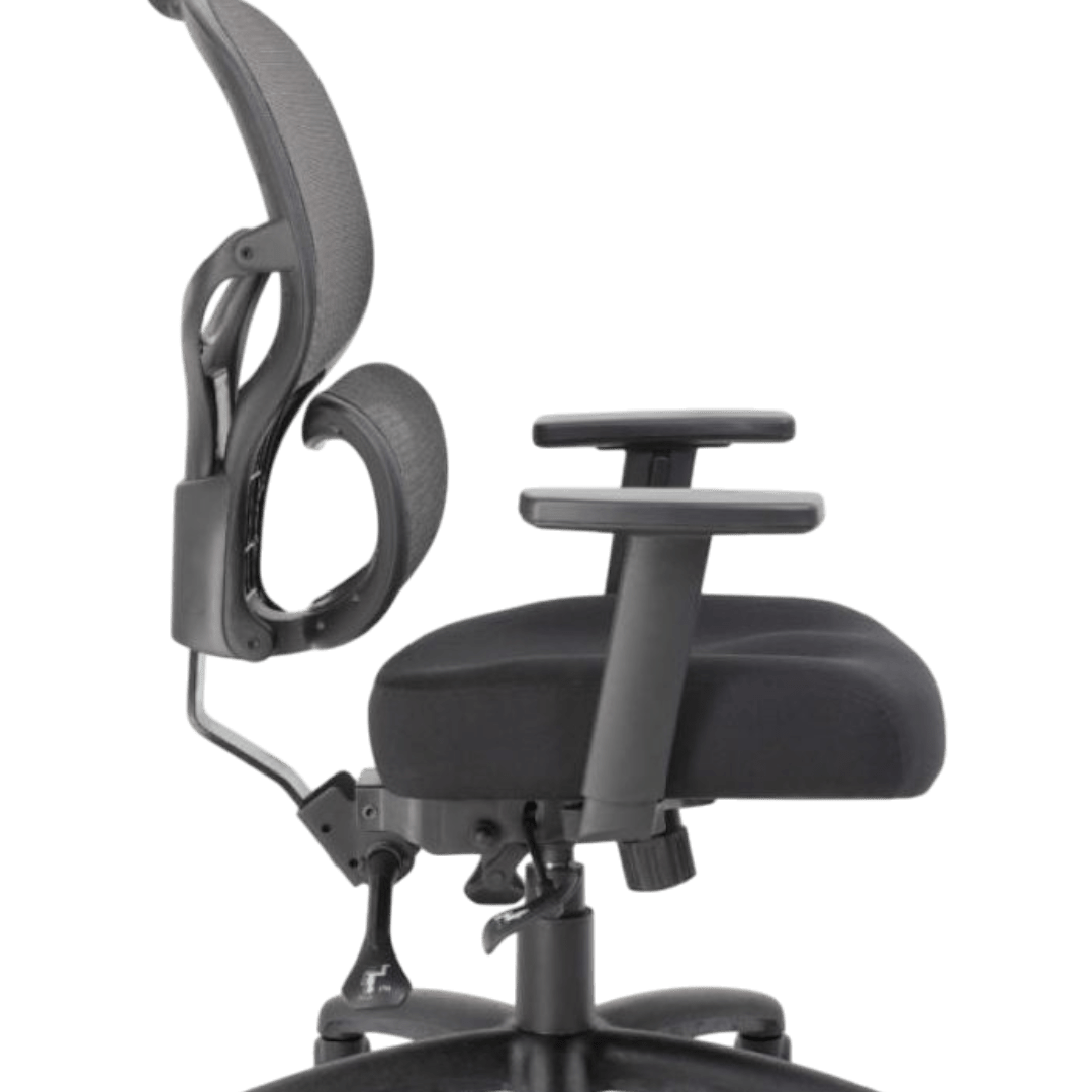 Boss Multi-Function Mesh Task Chair w/Headrest - Image 4