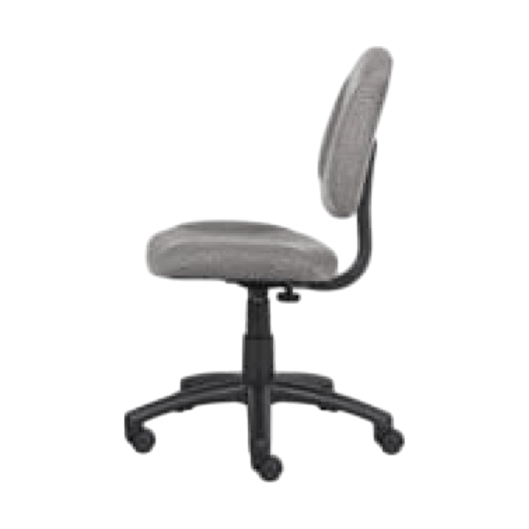 Boss Perfect Posture Deluxe Office Task Chair without Arms, Grey - Image 5